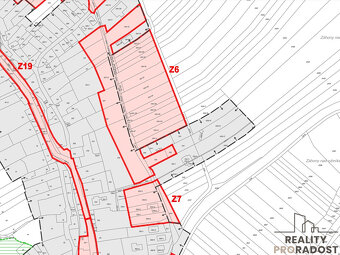 Prodej stavebního pozemku 1253 m2 - 2