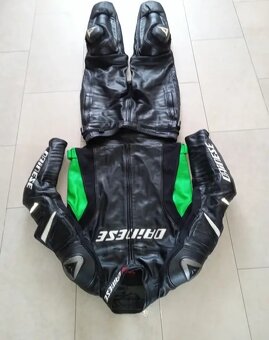 Dainese Racing 3-Pánská kožená moto kombinéza, dvoudílná - 2