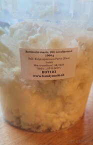 Bambucké máslo, BIO, nerafinované 1 kg - 2