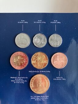 SADA OBĚŽNÝCH MINCÍ 2017 - 2