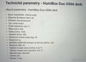 Vinotéka HumiBox Duo US66 dark - 2