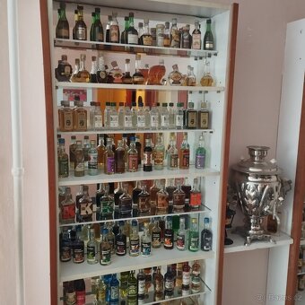 Mini lahvičky s alkoholem. - 2