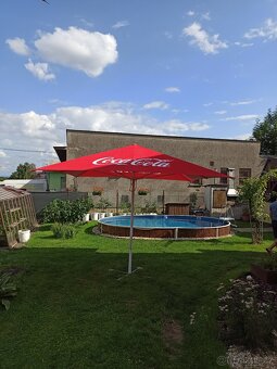 Zahradní slunečník Coca-Cola - KOMPLET - 2