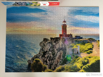 Puzzle Trefl Melagavský maják Řecko 1000 dílků - 2