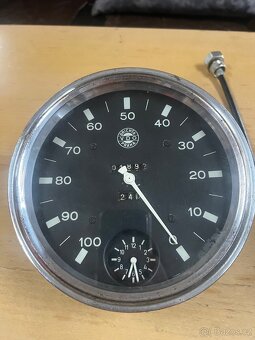 Tachometr s hodinkam Tatra 57/75 - 2