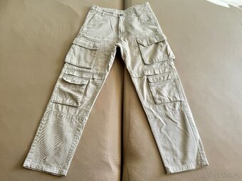 Chlapecké Cargo kalhoty, kapsáče - vel. S, 16 až 17 let - 2