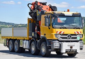 Mercedes-Benz Actros 4145 - valník s hydraulickou rukou - 2