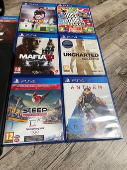 PlayStation 4 slim + chladič + hry - 2