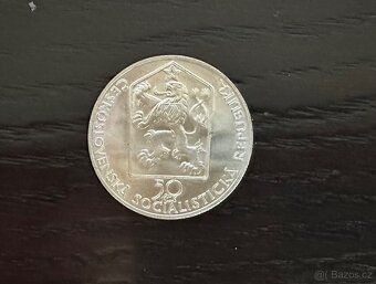 Stříbrná mince 50 Kčs - 2