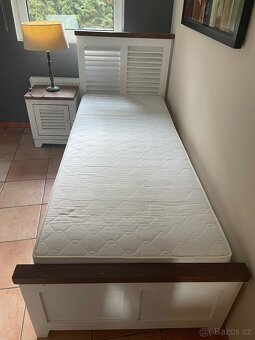 Stylová postel Provence se stolkem - 2