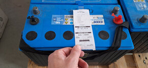 Trakčná autobaterie EXIDE DUAL AGM 100Ah, 12V, EP900 - 2