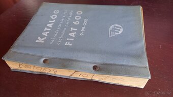 FIAT 600 katalog náhradních dílů parts catalog - 2