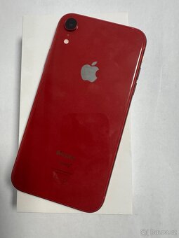 Apple iPhone Xr 64gb Red kondice baterie 100% s kabelem Cen - 2