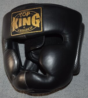 Přilba TOP KING, výroba Thajsko, přírodní kůže, vel.M - 2
