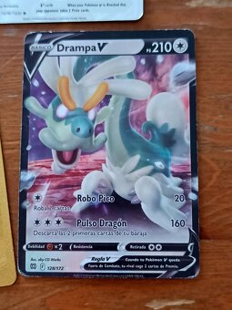 Pikachu - Shadow Lugia - Drampa - Tormadus /Pokemon kartičky - 2