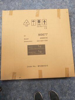 Nová sprchová vanička 900x900 půlkruhová - 2