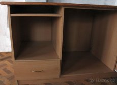 Kancelářský/pracovní stůl - odstín buk - 2