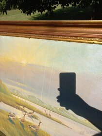 Velký starožitný obráz - 2