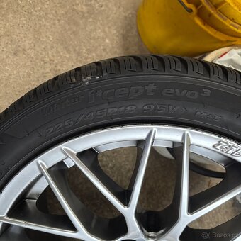 Alu kola AEZ 5x120 r18 zimní pneu 225/45 r18 - 2