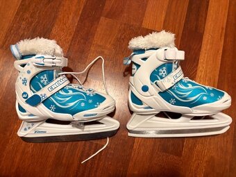 Dívčí rostouccí lední brusle Crowned PRINCESS vel. EU35-38 - 2