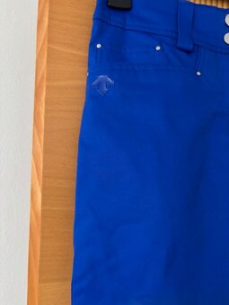 Nové dámské lyžařské kalhoty Descente modré, velikost 36 - 2