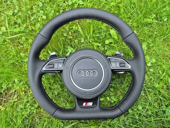 -AUDI VOLANT KOŽENÝ MULTIFUNKCNY ZKOSENY - 2