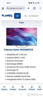 Televize Haier - 2