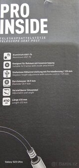 teleskopickoa sedlovka RFR PRO inside 410mm 30,9mm zdvih 125 - 2
