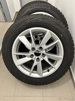 Prodám litá kola 16 se zimními pneu Bridgestone Blizzak - 2