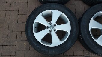 ALU letní 17", orig. OPEL, rozteč 5x105mm, pneu 215/60/17 - 2