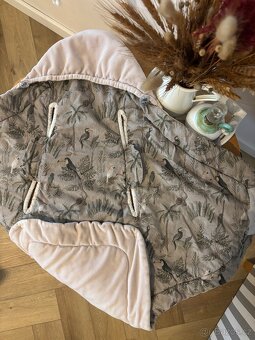 Fusak/zavinovačka do autosedačky Sleepee Khaki Magic Jungle - 2