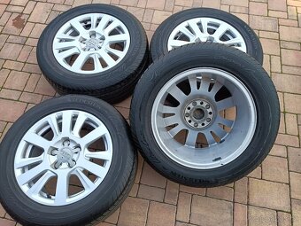 Original alu kola Audi+letni pneu - 2