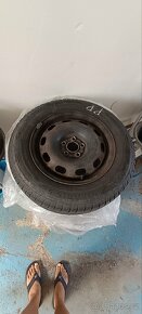 Zimní gumy Barum Polaris 195/65 R15 i s disky Škoda, VW - 2