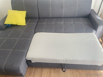 Rozkládací sedačka s úložným prostorem - 2