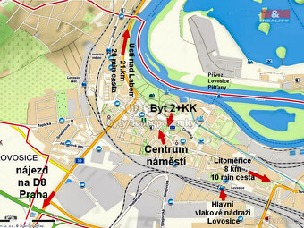 Pronájem bytu 1+kk, 38 m², Lovosice, ul. Osvoboditelů - 2