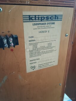 Klipsch Heresy E - 2