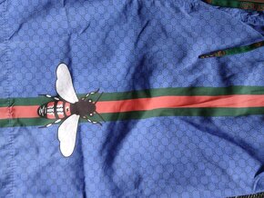 Pánské modré XXL plavky,kraťasy Gucci - 2