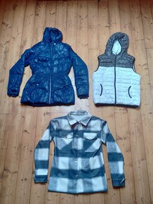 Dámské jarní a zimní bundy, vesta - 3 FOTKY - 2