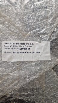 Překlad s roletovou schránkou Porotherm XP Vario UNI komplet - 2