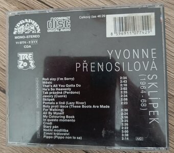 Prodám CD YVONNE PŘENOSILOVÁ - 2