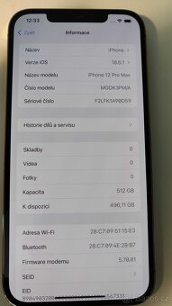 Apple iPhone 12 Pro Max 512GB, Gold, 100% BATERIE - 2