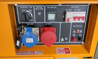 Nová elektrocentrála diesel 5kW 3-faze s el startérem - 2