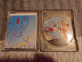 PS3 - PlayStation 3 GTA V ve steelbooku - 2