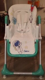 Jídelní židlička Caretero Luna Mint - 2