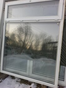 Plastova okna PEVNY FIX ,vrchni dil oteviraci v-217,š-174cm - 2