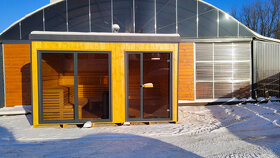 Finská venkovní sauna-Saunový domek s odpočívárnou - 2