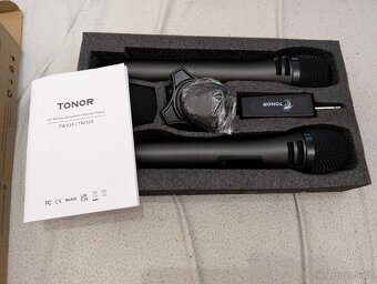 Bezdrátové mikrofony Tonor tw 320 - 2