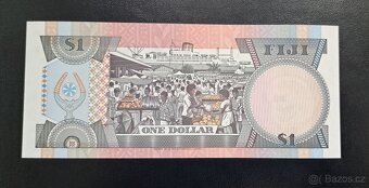 1 Dollar, Fiji, s královnou Elizabeth II, UNC - 2