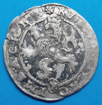 Stříbrná mince r. 1590 Rudolf II. - 2