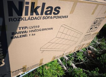 Sedačka rozkládací sofa nová zabalená - 2